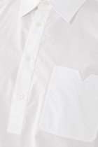 V-Detail Short-Sleeve Shirt